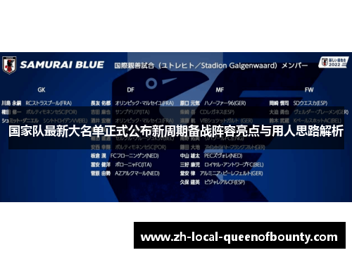 国家队最新大名单正式公布新周期备战阵容亮点与用人思路解析 国家队最新大名单正式公布新周期备战阵容亮点与用人思路解析